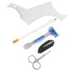 Beard Shaping Tool Set Beard Shaping Template Folding Comb Scissors Beard Grooming Set