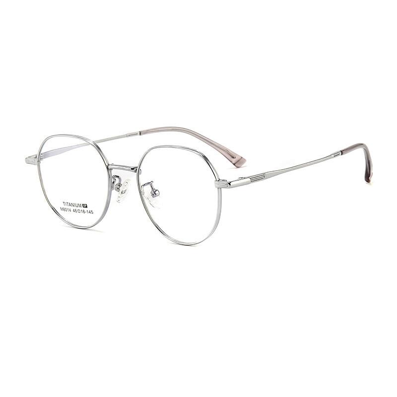 Anti Blue Light Presbyopia Glasses For Women Men Classic Metal Frame Computer Goggles Ultrafine B Titanium Black Eyewear