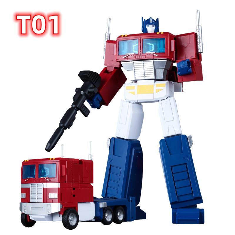 Non-Toxic 30Cm Transformable Robo Toy Masterpiece G1 Animated Version Ultra Magnus Optimus Prime Action Figure Collection Robot Gifts Toys