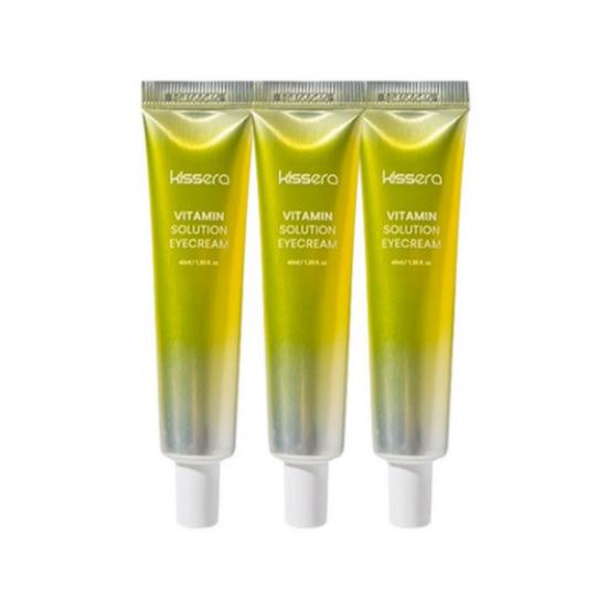 Kissera Solution Vitamin Eye Cream Brightening & Firming Eye Care 40ml x 3pcs