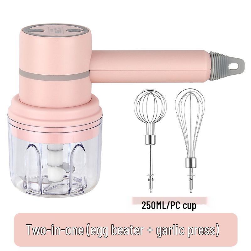 Elektrisk hvitløks- og kjøttkvern: Mini matkutter, kvern og skreller for husholdnings- og babymat