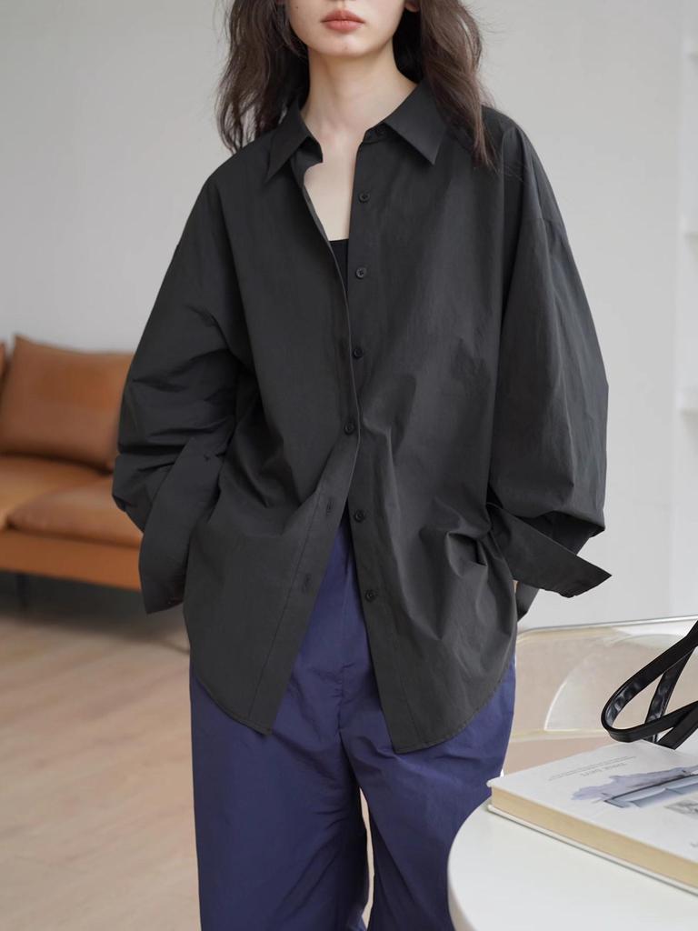 EIGHTHMONTH Women's Black Long Sleeve French Blouse Jacket - Autumn Collection