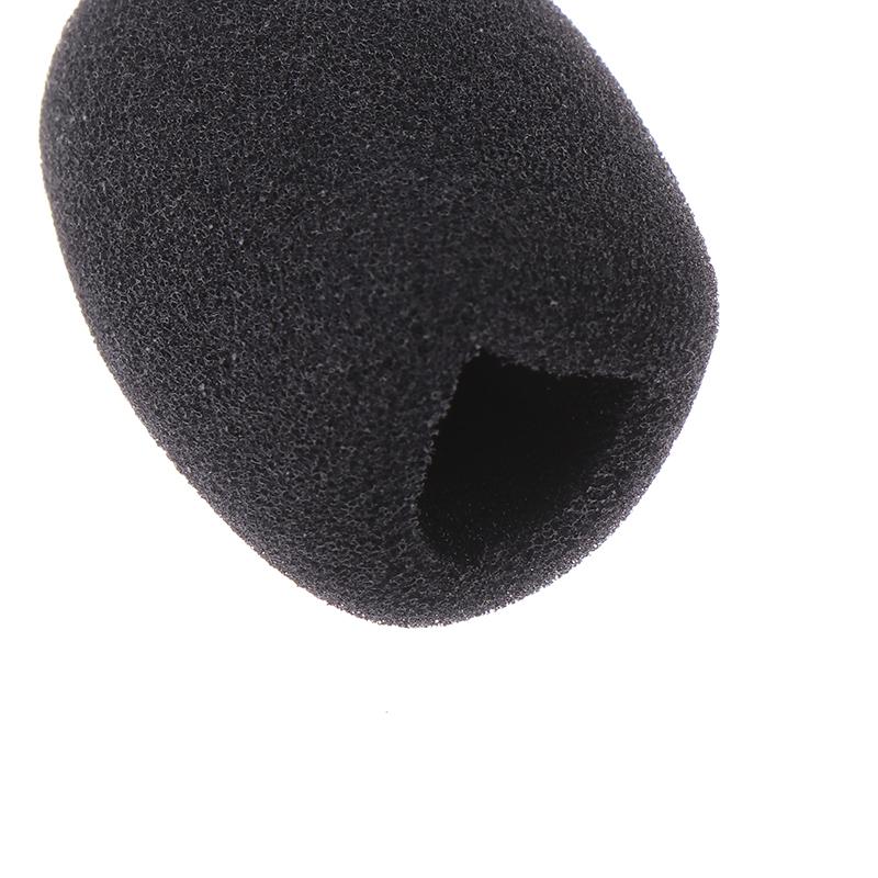 5 Stück Schaumstoff-Ohrhörer-Mikrofonabdeckung Mikrofon-Windschutz Kopfhörer-Schwamm Schwarz Mikrofon-Spezialset Headset-Ersatz
