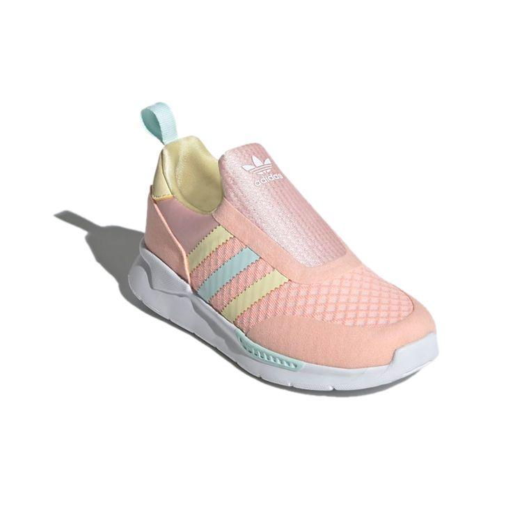 Adidas ZX 360 J Haze Coral Kids Sneakers Pink Easy-Yellow Halo-Mint S23977
