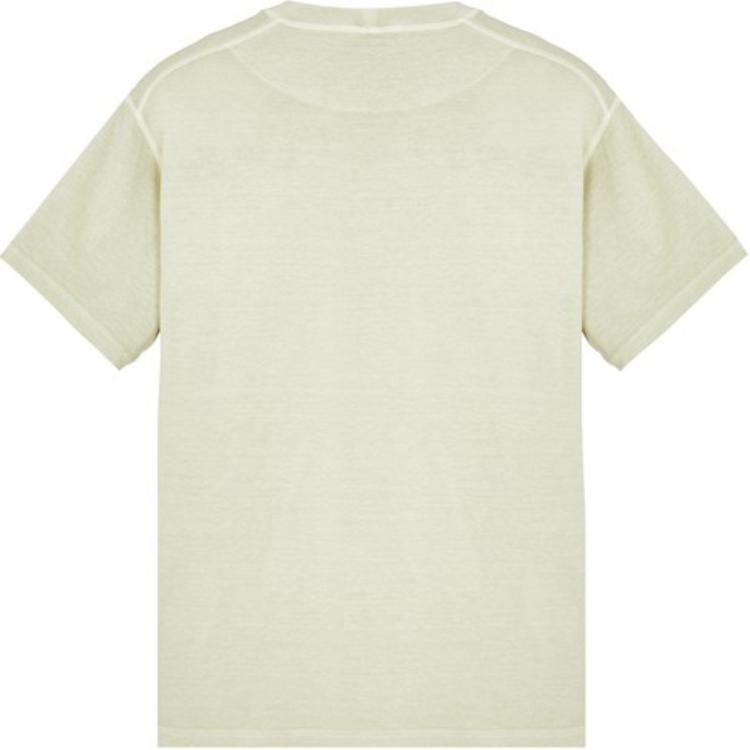 Stone Island Ss24 Cotton Slim Fit Crew Neck Short Sleeve T-Shirt Men Tops Pistachio-Green 801521957-V0151