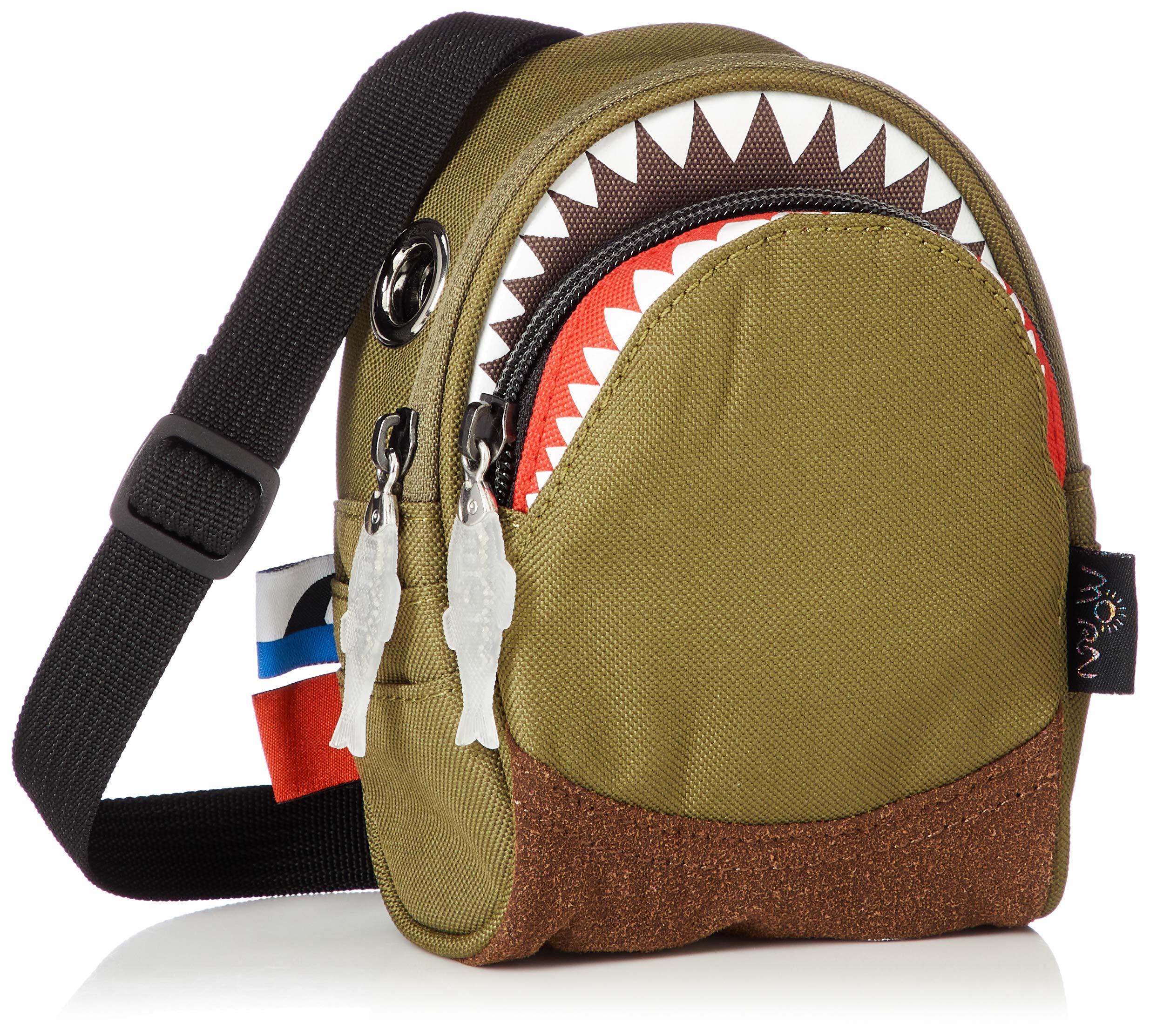 

MORN CREATIONS Shark Pouch Moss Green