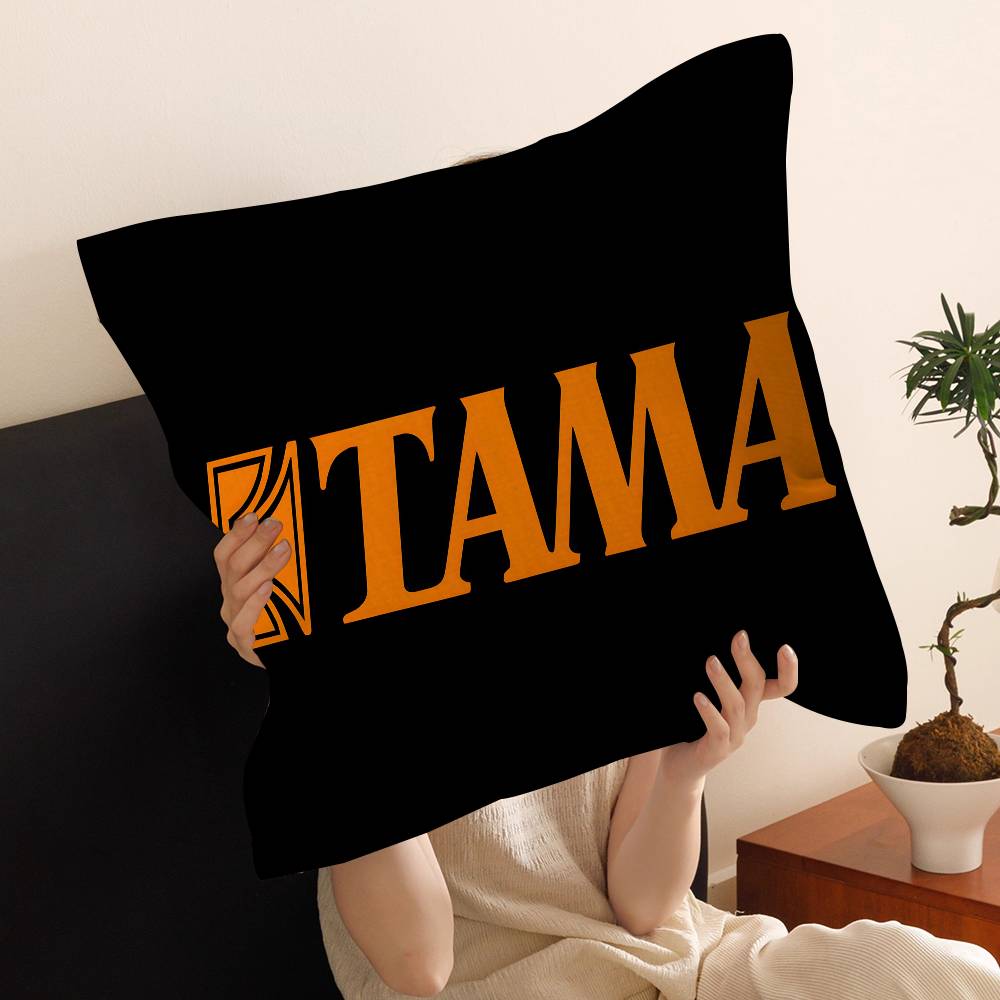 Stylish T-TAMA Drum Pillowcase toon Gift Cushion Cover Bedroom Home Sofa Chair Seat Decor pillow case