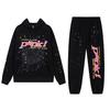 American SP5DER Spider Web Hoodie & Young Thub Trousers Sports Set for Men & Women