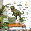 Cartoon Funny Dinosaur Game Element Vinyl Wall Stickers Removable For Kids Room Bedroom Home Decoration Easy To Peel  Stick
