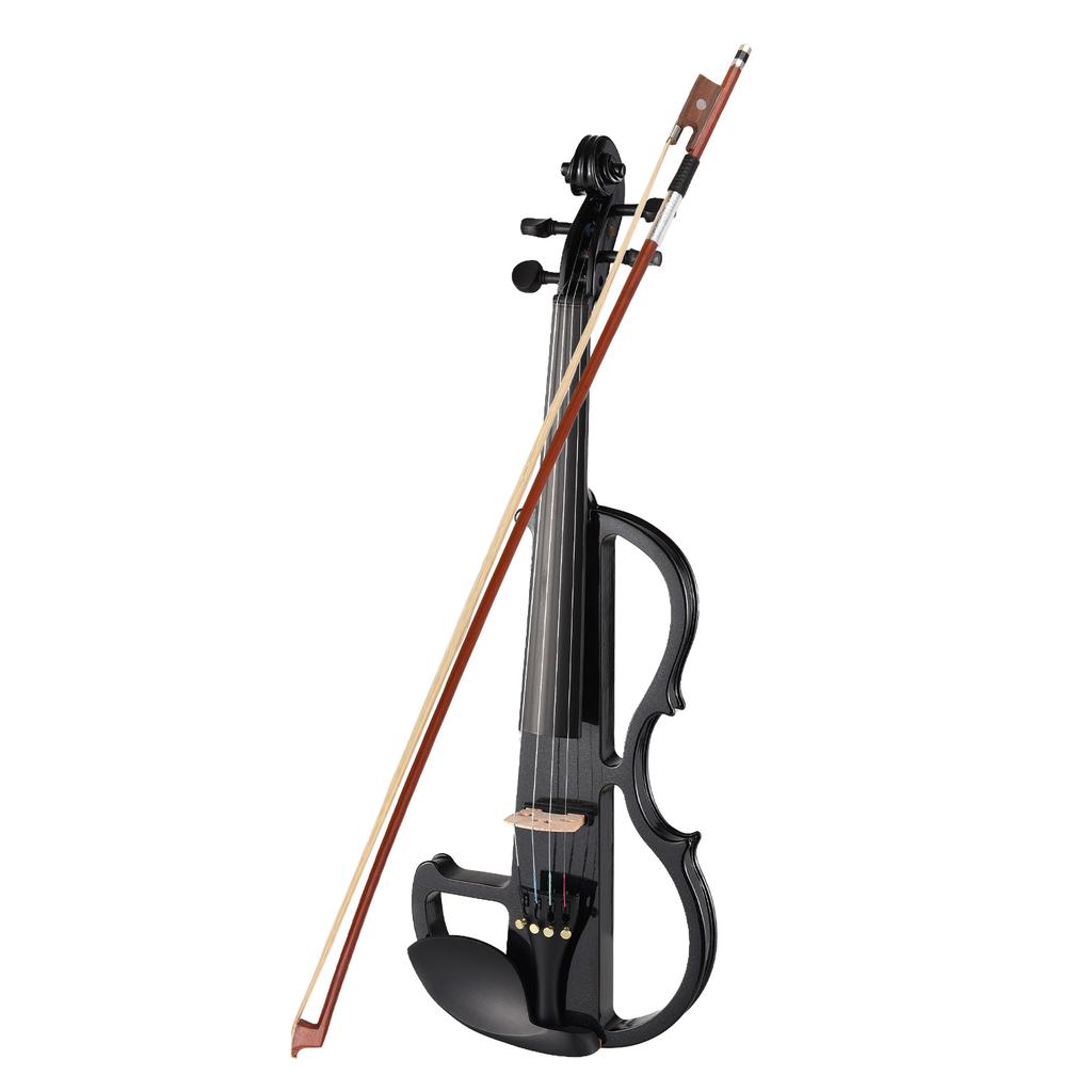 4 4 Violin Full Size Set Professional Silent Electric Violin for Beginners Students School Learners Electric Violin