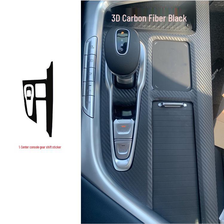 Naklejka na panel zmiany biegów z włókna węglowego Voyah Free do modyfikacji wnętrza