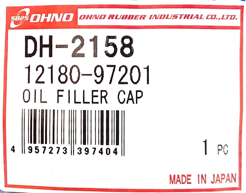Ohno Rubber (OHNO) Oil Filler Cap Compatible Genuine Number 12180-97201