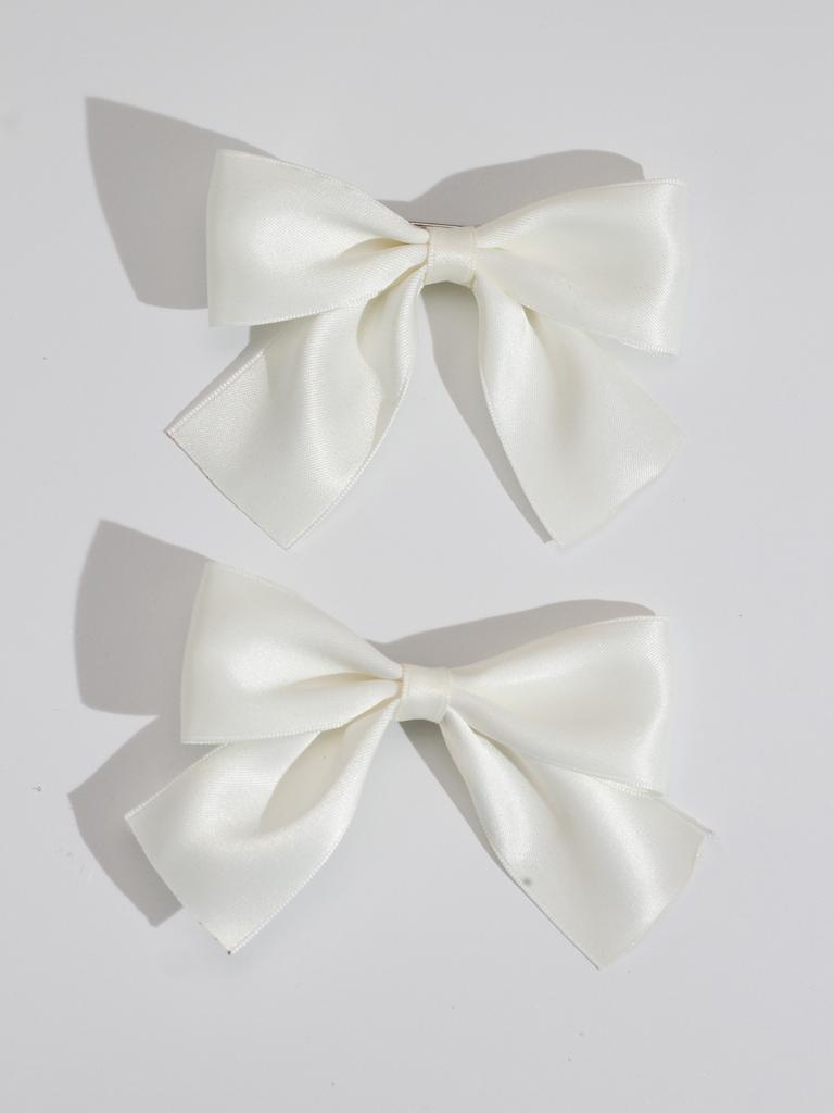 Lystrfac 2 szt./partia Modna kokarda z wstążki Klips do włosów dla kobiet Dziewcząt Opaska do włosów Akcesoria do włosów Ozdoba na głowę