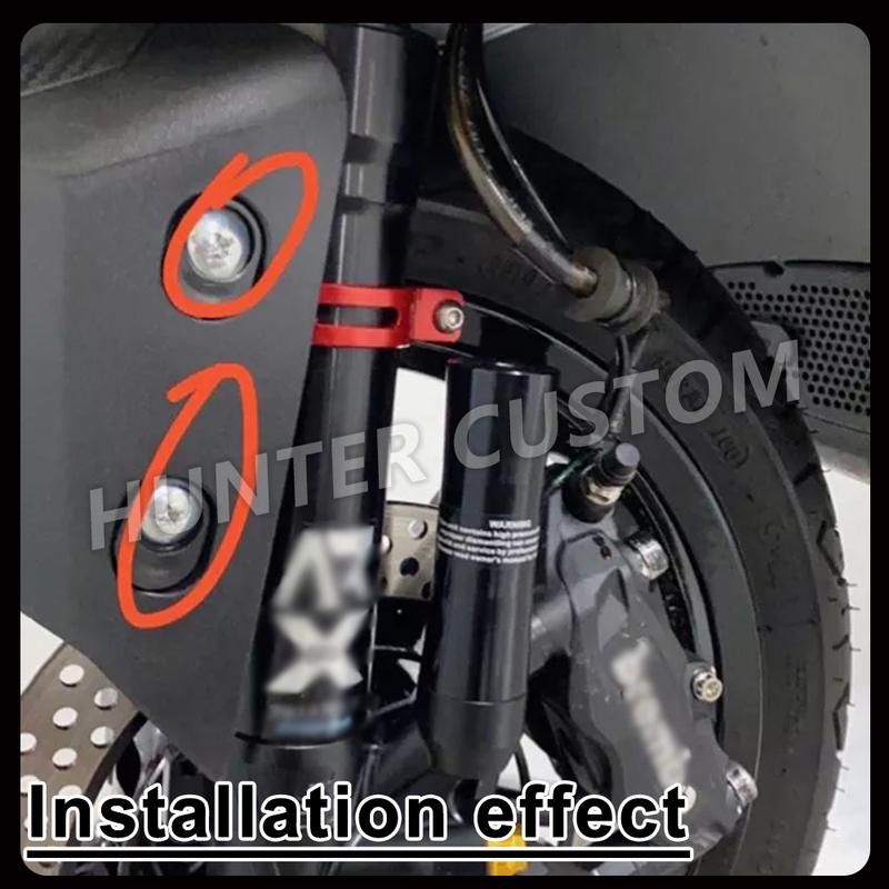 Universal Motorcycle Front Fender Adapter Bracket Clamp-type Mudguard Bracket Aluminum Alloy Material