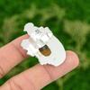 Natural TigerS Eye Gemstone 925 Silver Promise Bird Adjustable Ring For Girls
