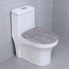 Solid Color Toilet Seat Cover Thickened WC Cover Easy Install Toilet Lid Cover  Bathroom Decorative