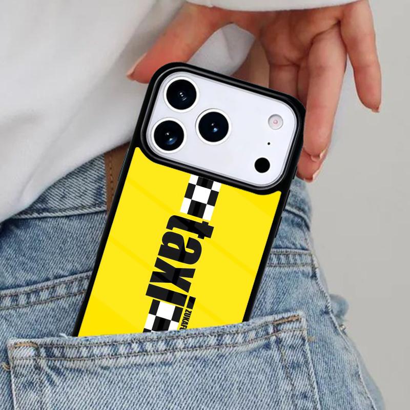 NYC Yellow Taxi Cabs Phone Case for iPhone 17ProMax 12 13 14 15 16e 17 Pro Max Plus Air Cover