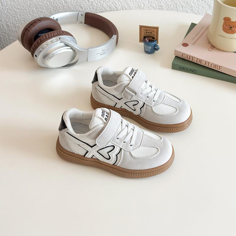 

Повседневные дышащие кроссовки из сетки для моральной подготовки для девочек 2025 весна-лето новые мягкие легкие спортивные кроссовки для мальчиков белые кроссовки тренд 31 белый