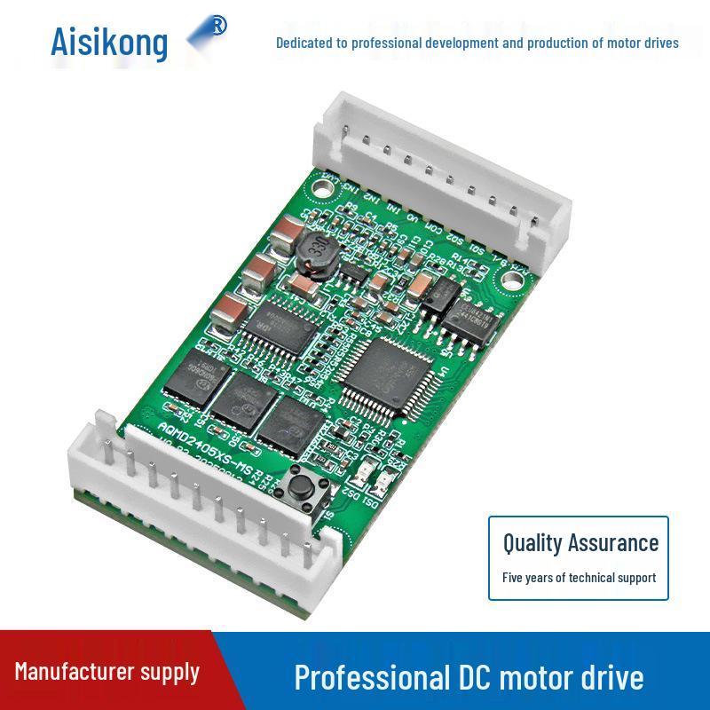 

Aisikong AQMD2405NS-MS DC Motor Driver with Encoder Input, 5A, Pulse/485/CAN