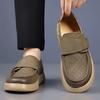 Fashion 2025 New Moccasin Footwear High Quality Men Leather Casual Shoes Outdoor Comfortable Walking Shoes Classic Ankle Non-slip Flats