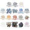 30Pcs Ocean Themed Crystal Glass Beads Fish Shape Glass Loose Beads Jewelry Making Beads Earrings Beads for Necklaces