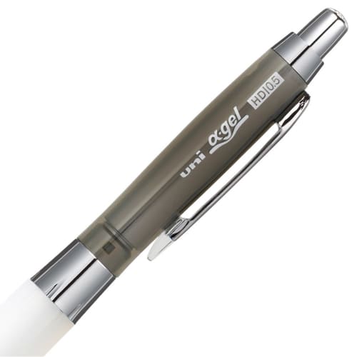 Mitsubishi blyant Mekanisk blyant Uni Alpha Gel Litt hard 0,5 Krom Svart M5618GG1PC.24