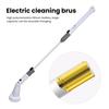 Electric Scrubber Cordless Power Cleaning Brush with Extension Arm and 4 Replaceable Bathroom Cleaning Brush Heads Ideal