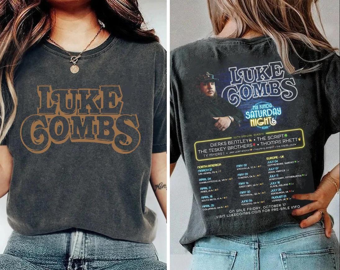 2026 Luke Combs My Kinda Saturday Night Tour  Shirt 3XL