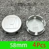 4Pcs Car Emblem Wheel Center Hub Cap Accessories For Honda Civic FIT Accord Prelude CRV 5th City CRZ CRX Jazz HRV Pilot Odyssey EFTXY1