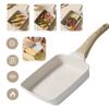 Wooden Nonstick Rectangle Egg Pan Japanese Tamagoyaki Pan Skillet Granite Omelette with Heat-Resistant Handle for All Stovetops