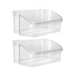 Pack of 2 Easy Installation Refrigerator Bin Replacements Quick Setup Solution Fridge Organizer Suitable for Home Use