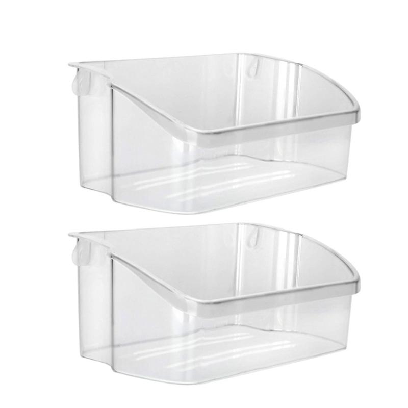 Pack of 2 Easy Installation Refrigerator Bin Replacements Quick Setup Solution Fridge Organizer Suitable for Home Use