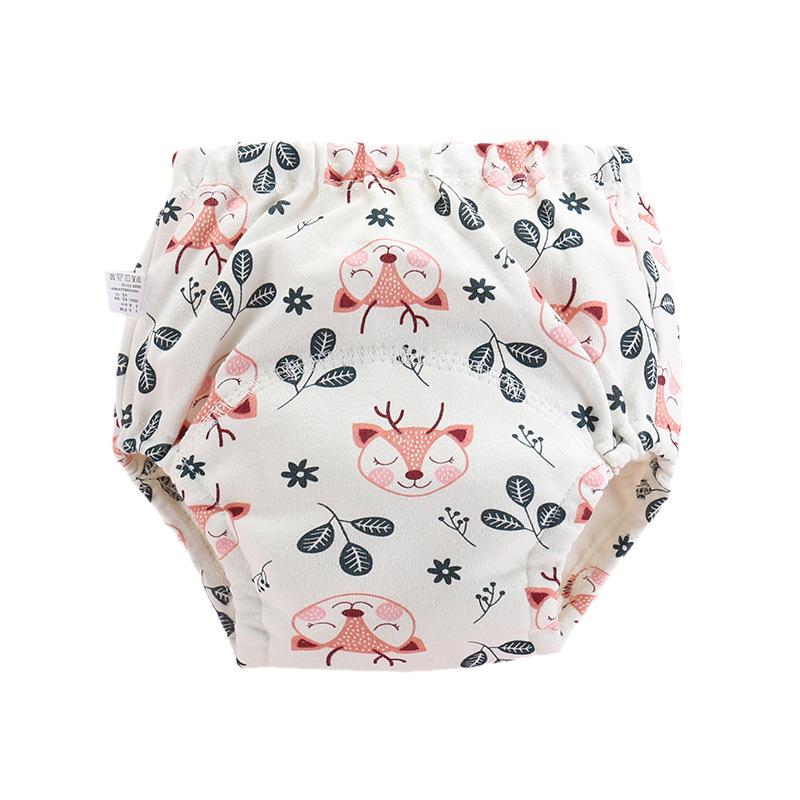 Baby Cotton Gauze Diapers Washable Training Pants Reusable Infant Nappy Cloth Diaper 6layers