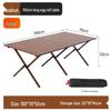OIMG Carbon Steel Outdoor Folding Roll-Up Table