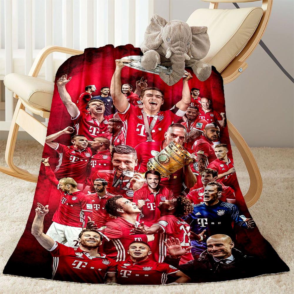 Bayern Munich Blanket Soft Warm Cozy Suitable for Seaside Couch Livingroom for All Seasons Modern Best Holiday Gift for Friends Family