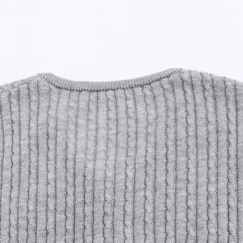 Za New Fall Women's Clothing 2025 Fashion Style Stylish Fashion All-Match Wool Comfortable Soft Knitting Cardigan