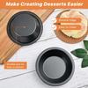 Nonstick Cake Pan 5 Inch Pie Pan Carbon Steel Baking Mold Dessert Cake Tin 11cm