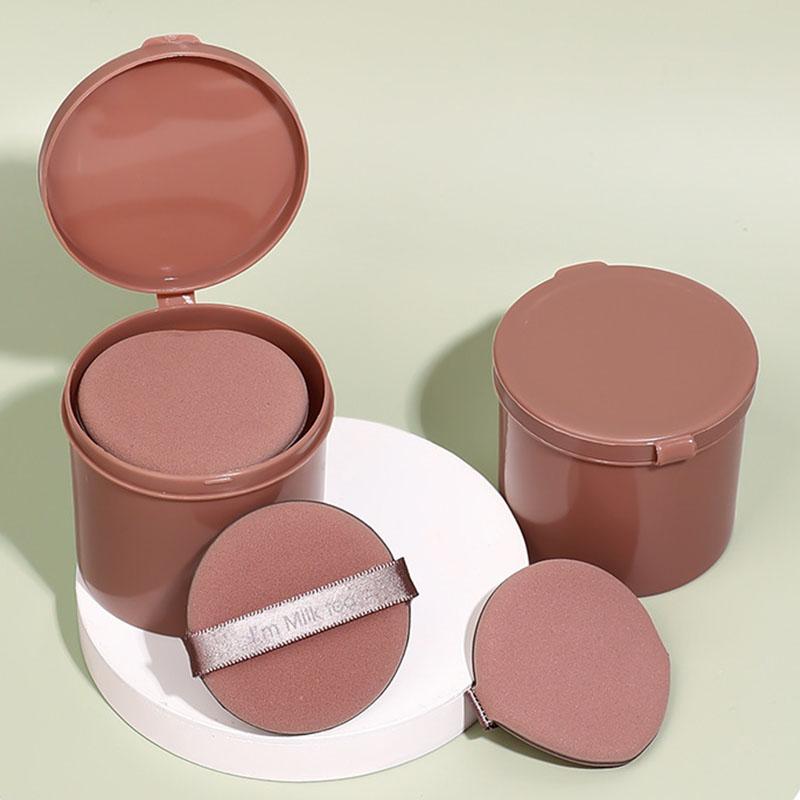 7pcs Air Cushion Puff Wet and Dry Reusable Sponge Makeup Tool for Liquid Cream Foundation with A Storage Case Puff HZFP01