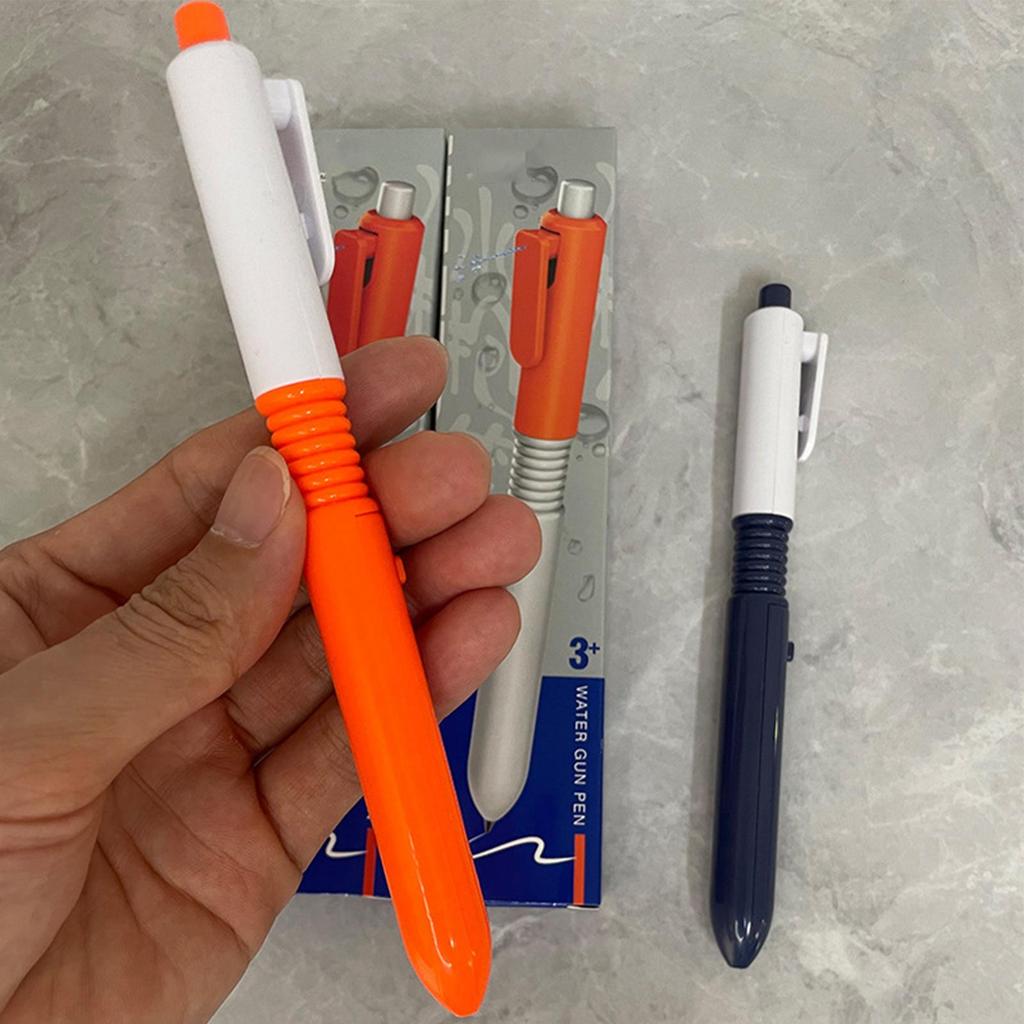 Writable Pen Water Spray Pen Press to Spray Signature Pen Prank Water Spray Pen 2 in 1 Student Gift Spoof Trick Toy Party Favors