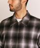 Schott OMBRE JACKET, Men's Ombre Check Jacket, Size 2XL, 010, Black, 782-5252005
