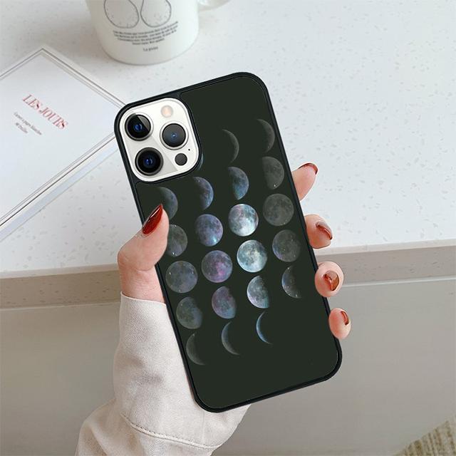 MOON PHASES Phone Case For iPhone 17 Air 14 15 16 13 12 Cover For Apple iPhone 17 Air 14 15 16 Pro Max 6S Plus Coque