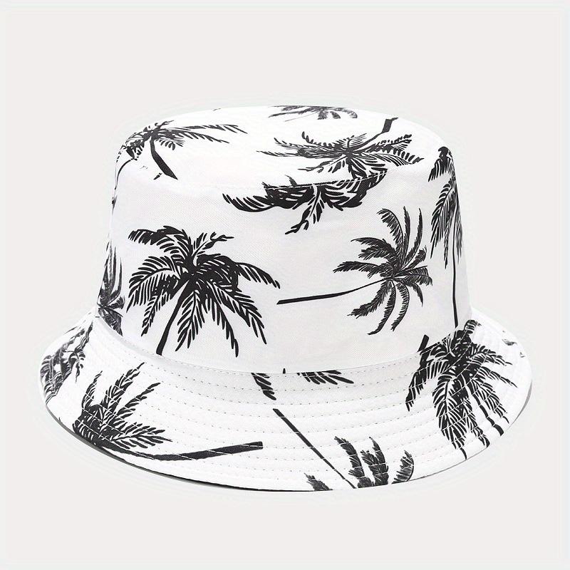 Sommer Schutzhut Herrenmode Kokosnuss Print Bucket Hat Unisex Fischerhut Damen Freizeit Beckenmütze