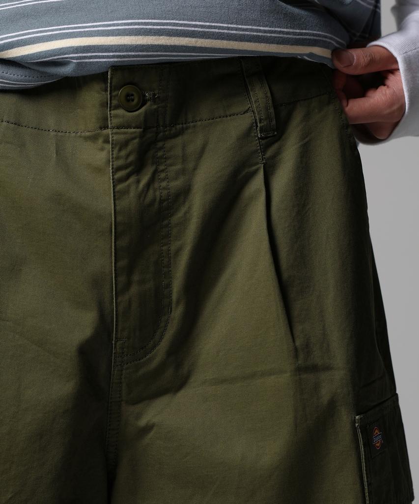 Dickies Washed Twill Cargo Shorts Olive