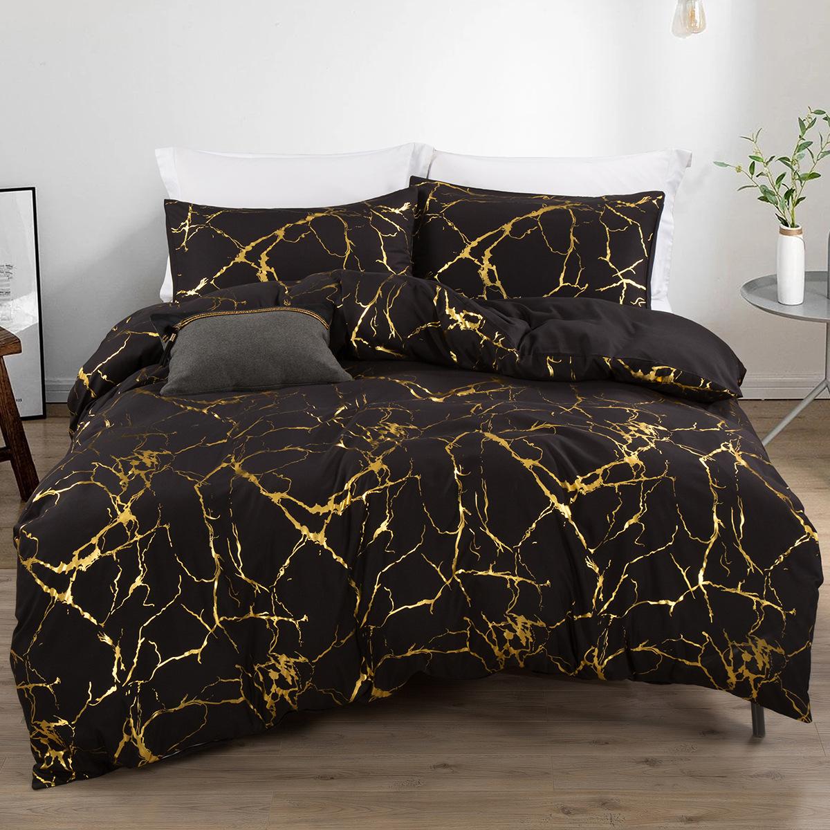 

Animal Leopard Duvet Cover Cheetah Print Bedding Set Cotton Soft Quilt Cover Gold Comforter Cover Duvet Cover Pillowcases 90X200cm 2PCS