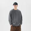 Cotton Long-sleeved T-shirt for Men In Spring and Autumn Latest Pure Cotton Round Neck T-shirt for Men with Screw Bottoming Top