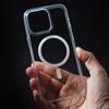 Transparent Magnetic Protective Phone Case for iPhone 15 Pro To 17 ProMax