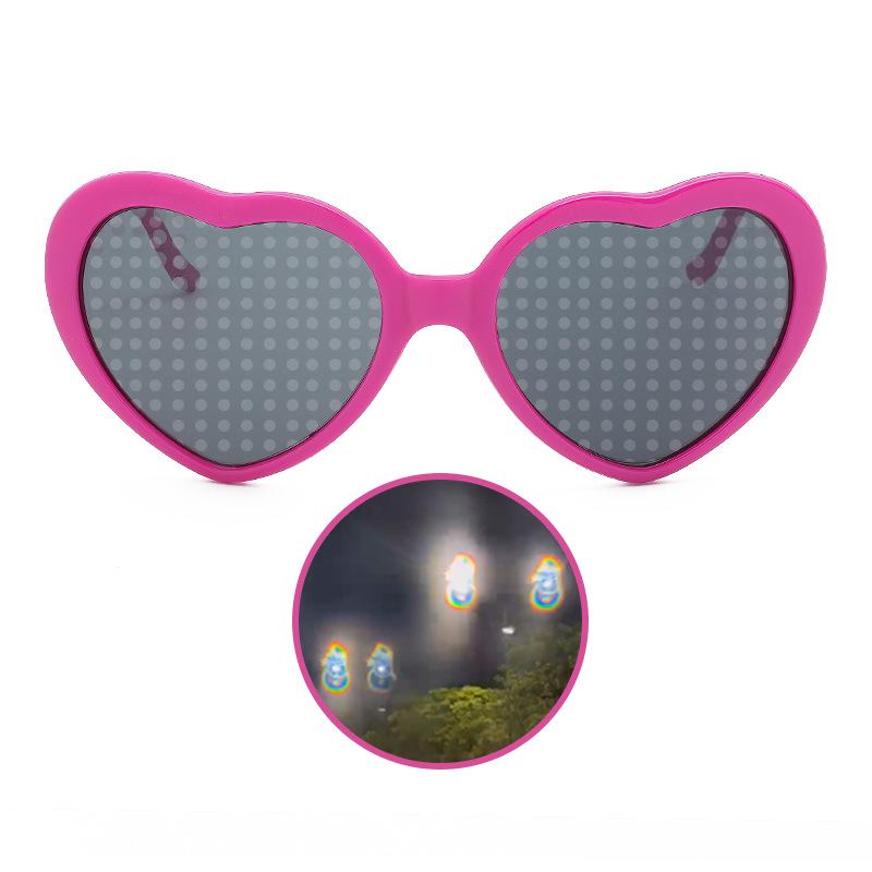 Romantic Heart-Shaped UV Protection Sunglasses - Mood Changing, Date Essential