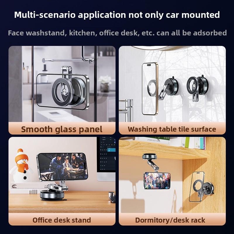 Car Mobile Phone Holder Magnetic Suction Special Mobile Phone Holder for Cars Navigation Vacuum Adsorption Manual Suction Cup Holder