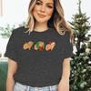Merry Christmas Capybaras Print Women Fashion Casual Tshirts Capybara Kawaii Cartoon Tee Capybaras Lover Christmas Gift Tshirt