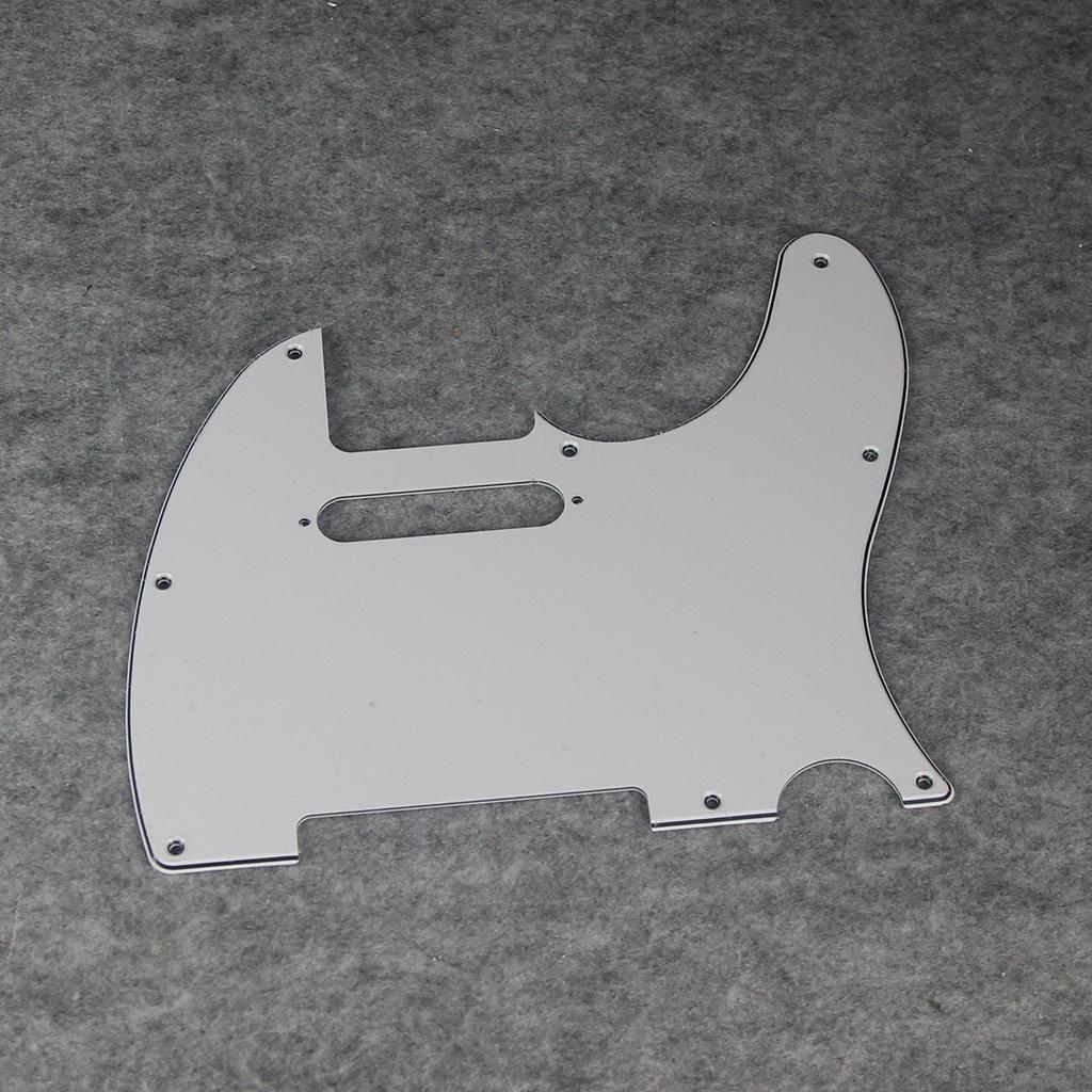 FLEOR 1 ks 8 otvorů TL elektrická kytara Pickguard Kryt proti poškrábání S šrouby pro pickguard